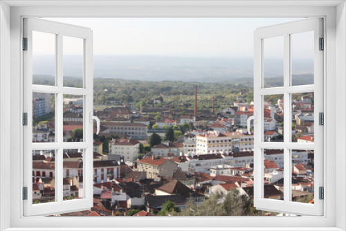 Fototapeta Naklejka Na Ścianę Okno 3D - Views from the Castle of Castelo Branco
