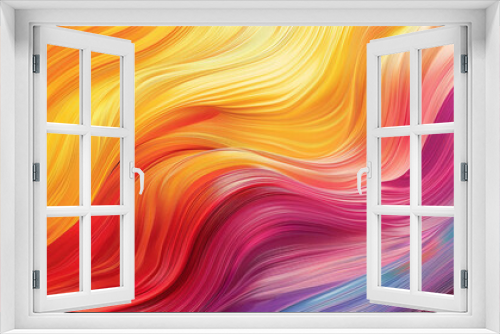 Energetic waves of color flow effortlessly, merging to form a captivating gradient display.