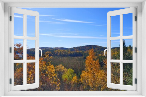 Fototapeta Naklejka Na Ścianę Okno 3D - autumn landscape in the mountains