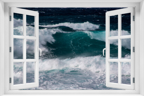 Fototapeta Naklejka Na Ścianę Okno 3D - 奄美の海, ダイナミックな海, 美しい波, 美しい波色, 