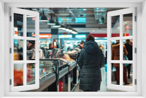 Busy Checkout Area