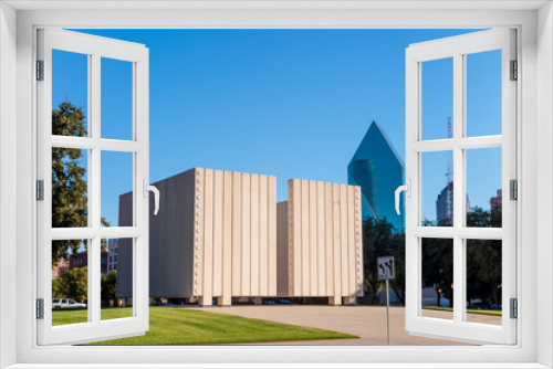 Fototapeta Naklejka Na Ścianę Okno 3D - John F. Kennedy Memorial Plaza in Dallas
