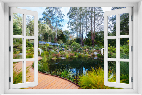 Fototapeta Naklejka Na Ścianę Okno 3D - Dandenong Ranges Botanic Garden in Olinda Australia