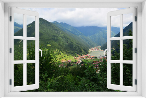 Fototapeta Naklejka Na Ścianę Okno 3D - Uzungol, located in Trabzon, Turkey, is one of the most visited places in the country.