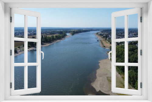 Fototapeta Naklejka Na Ścianę Okno 3D - Der wunderschöne Fluss Rhein nahe Bonn in Deutschland