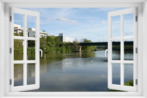 Fototapeta Naklejka Na Ścianę Okno 3D - Pont de Chaton sur la Seine