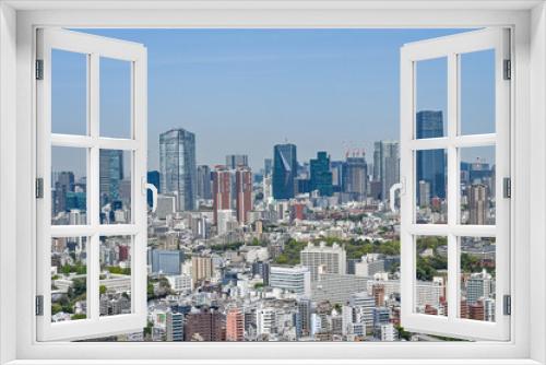 Fototapeta Naklejka Na Ścianę Okno 3D - 日本の首都東京の都市風景