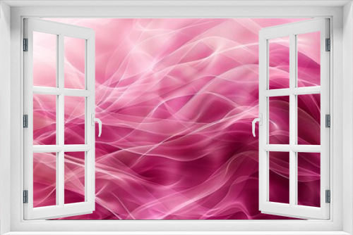   A tight shot of a pink-white wallpaper with a wave of light cascading from its uppermost section