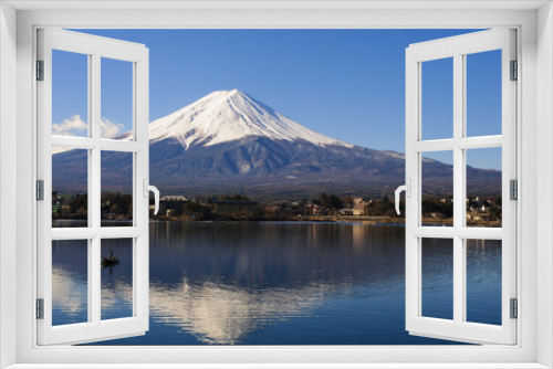 Fototapeta Naklejka Na Ścianę Okno 3D - fujiyama