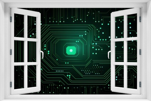 Vector circuit board background. Vector circuit board background with place for text. .