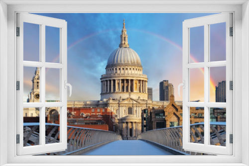 Fototapeta Naklejka Na Ścianę Okno 3D - London - Cathedral St. Paiul, UK