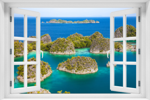 Fototapeta Naklejka Na Ścianę Okno 3D - Fam islands Wayang Indonesia