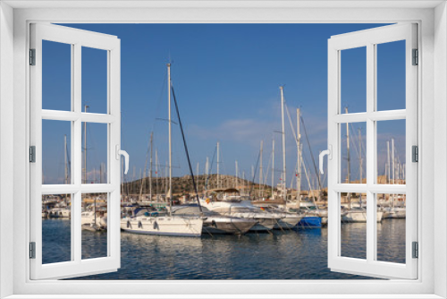Fototapeta Naklejka Na Ścianę Okno 3D - Marina yachts