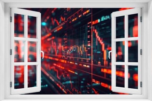 Dynamic Stock Market Data Visualization on Digital Display