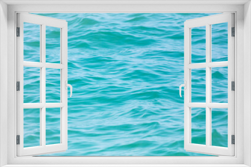 Fototapeta Naklejka Na Ścianę Okno 3D - Blue water in the sea as an abstract background. Texture