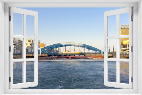 Fototapeta Naklejka Na Ścianę Okno 3D - Sumida River views