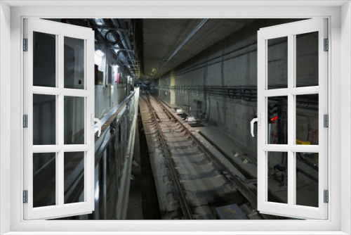 Fototapeta Naklejka Na Ścianę Okno 3D - subway tunnels