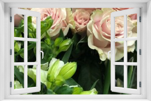 Fototapeta Naklejka Na Ścianę Okno 3D - bouquet of roses