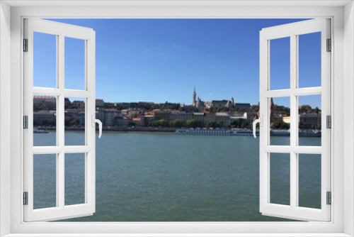 Fototapeta Naklejka Na Ścianę Okno 3D - Danubio river in Hungary