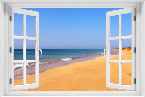 Fototapeta Naklejka Na Ścianę Okno 3D - Marina Di Salve Beach (pescoluse) Puglia Italy