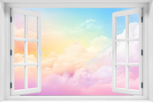Colorful rainbow sky backgrounds outdoors nature