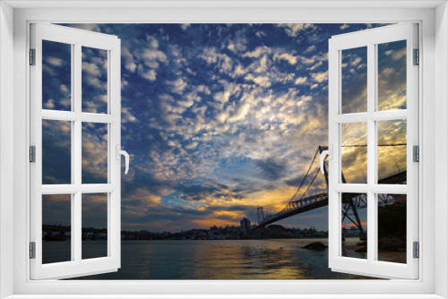 Fototapeta Naklejka Na Ścianę Okno 3D -  ponte Hercílio luz de Florianopolis Santa Catarina Brasil Florianópolis