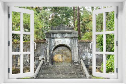 Fototapeta Naklejka Na Ścianę Okno 3D - View Of Minh Mang Tomb At Mausoleum Of Minh Mang Area In Hue, Vietnam. Minh Mang Is The Second Emperor Of The Nguyễn Dynasty.