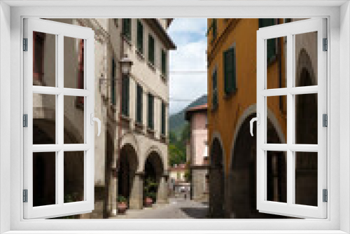Fototapeta Naklejka Na Ścianę Okno 3D - Bagnone, historic town in Lunigiana, Tuscany