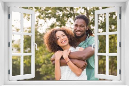 Cute couple in the park