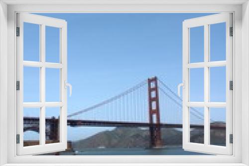 Fototapeta Naklejka Na Ścianę Okno 3D - California, San Francisco, Golden Gate Bridge