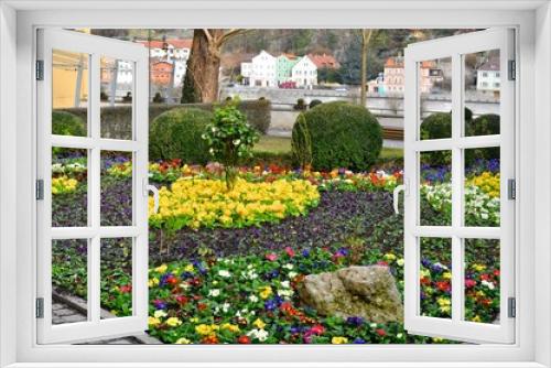 Fototapeta Naklejka Na Ścianę Okno 3D - Gartenanlage