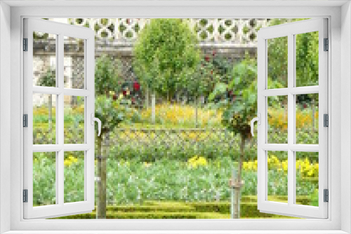 Fototapeta Naklejka Na Ścianę Okno 3D - Jardins de Villandry