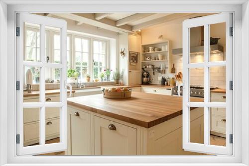 Bright and Airy Kitchen Inspiration: Wooden Elegance