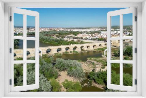 Fototapeta Naklejka Na Ścianę Okno 3D - Aerial view of Cordoba, Andalusia. Southern Spain