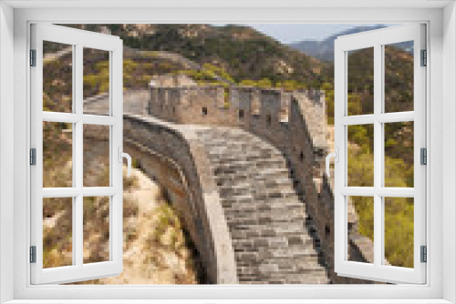 Fototapeta Naklejka Na Ścianę Okno 3D - great wall of China