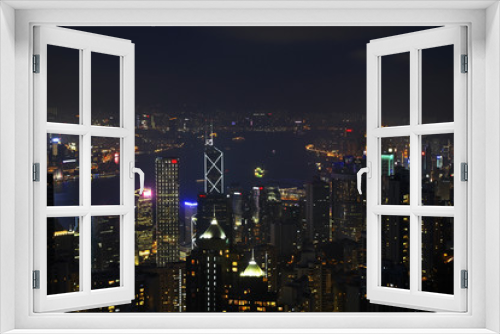 Fototapeta Naklejka Na Ścianę Okno 3D - Victoria Peak in Hong Kong. China