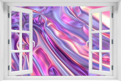 Holographic wavy abstract background.