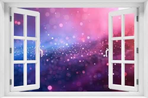 a beautiful abstract galaxy background with blue, purple and red colors, bokeh effect, stars and nebulae,