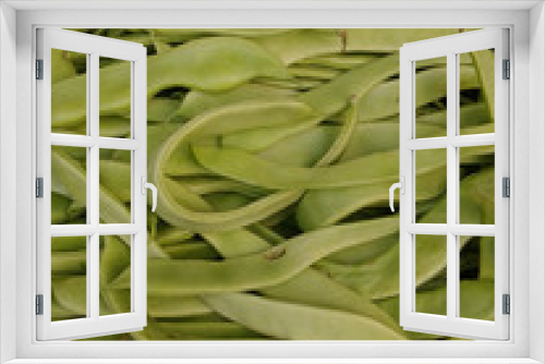 Fototapeta Naklejka Na Ścianę Okno 3D - Fresh haricots verts mix verdures