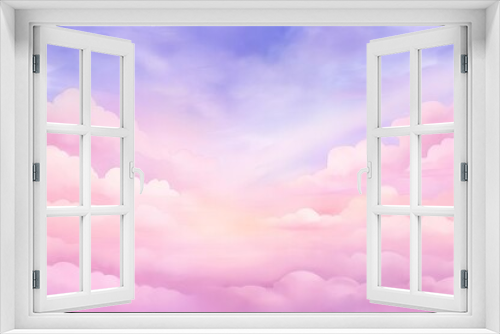 Celestial Dawn Gradient, Blend soft pastel shades of pink, peach, and lavender to mimic the gentle hues of a cosmic dawn, with galaxies emerging on the horizon as the universe awakens