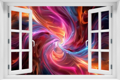 abstract background wallpaper with a mesmerizing dynamic pattern and vibrant colors digital art