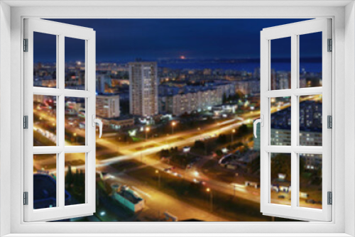 Fototapeta Naklejka Na Ścianę Okno 3D - Naberezhnye Chelny, Russia - October 7, 2014: cityscape view fro