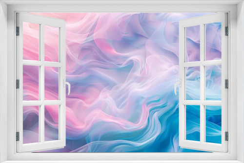serene blend of soft pink and cerulean, ideal for an elegant abstract background