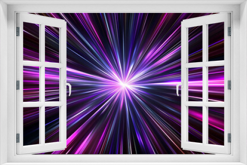 Hyperspace Leap: Abstract Light Explosion Effect