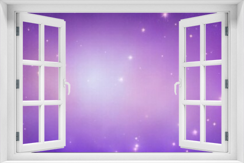 Glittering Purple, Blue and Purple gradient background with hologram effect and magic lights. fantasy backdrop with fairy sparkles, gold stars, and festive blurs