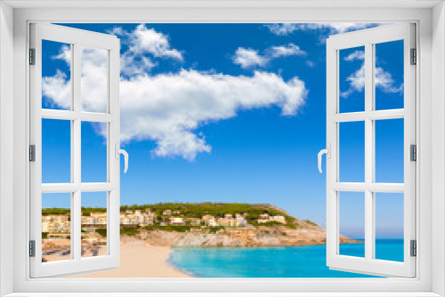 Fototapeta Naklejka Na Ścianę Okno 3D - Majorca Cala Mesquida beach in Mallorca Balearic