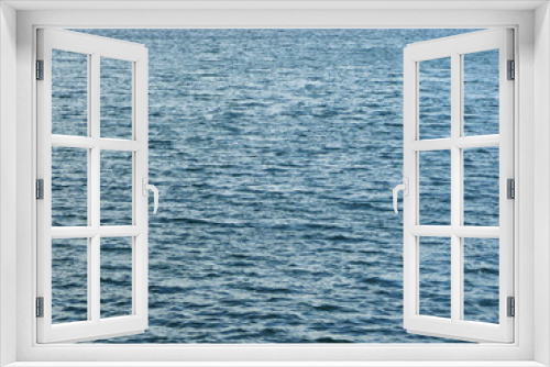 Fototapeta Naklejka Na Ścianę Okno 3D - Kleine Wellen auf See