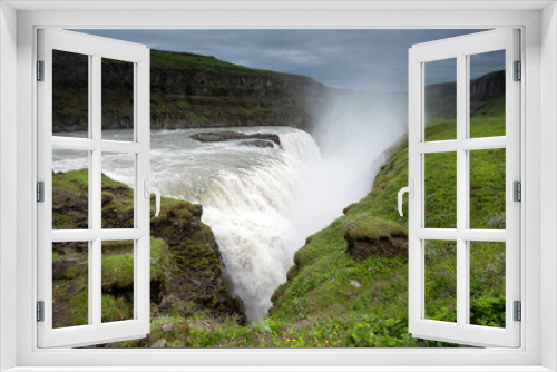 Fototapeta Naklejka Na Ścianę Okno 3D - Gullfoss