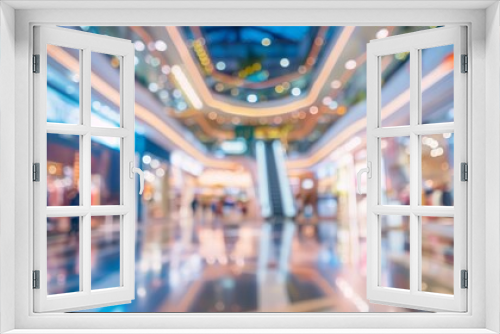 blur image background of shopping mall hyper realistic 
