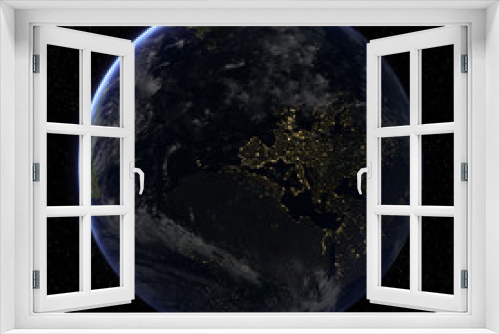 Fototapeta Naklejka Na Ścianę Okno 3D - The Earth from space